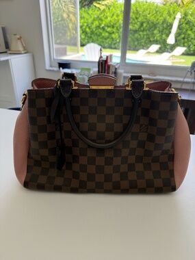 ✨ Louis Vuitton Brittany Damier Ebene Magnolia Satchel ✨